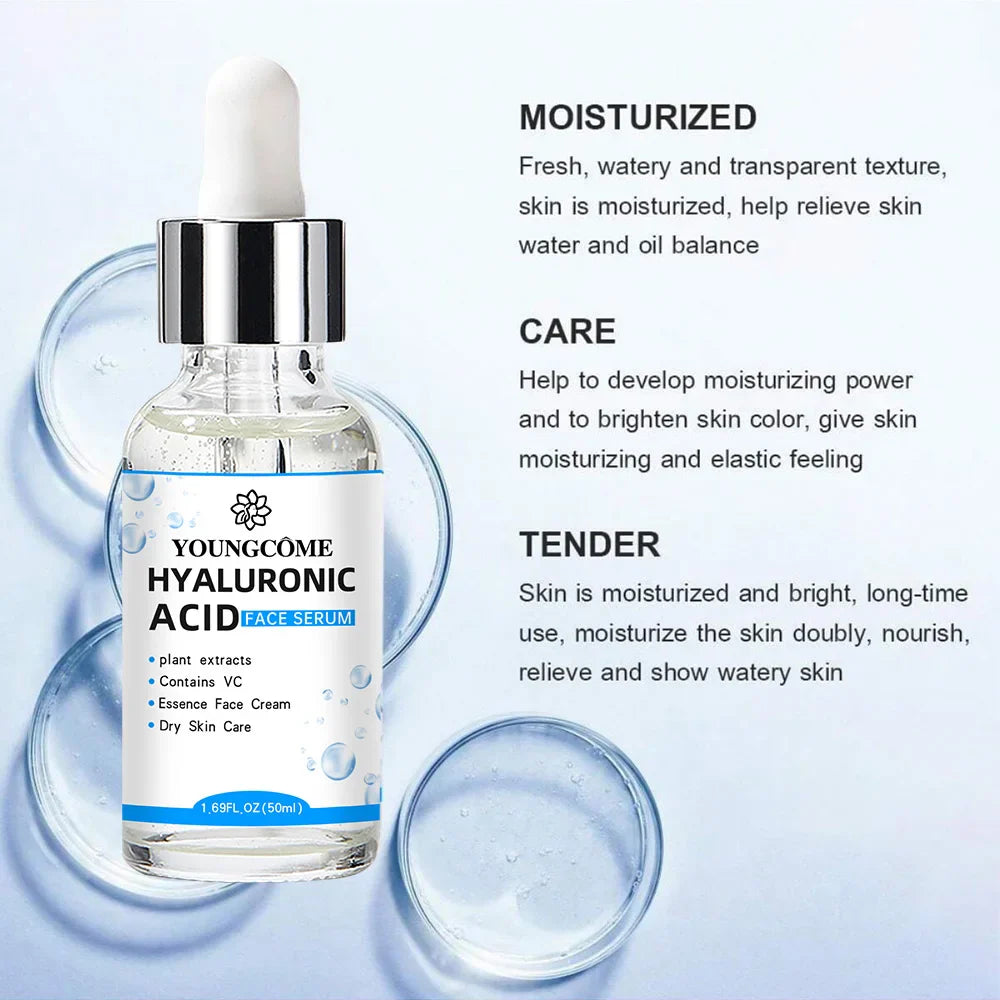 Hyaluronic Acid Facial Essence – Hydration & Glow Moisture Serum