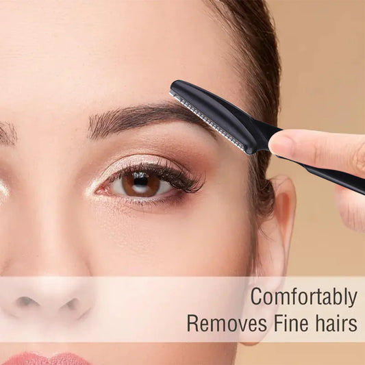 10/30/40 Eyebrow Razor & Dermaplaning Tool Set for Women – Facial Hair Removal & Skin Exfoliator