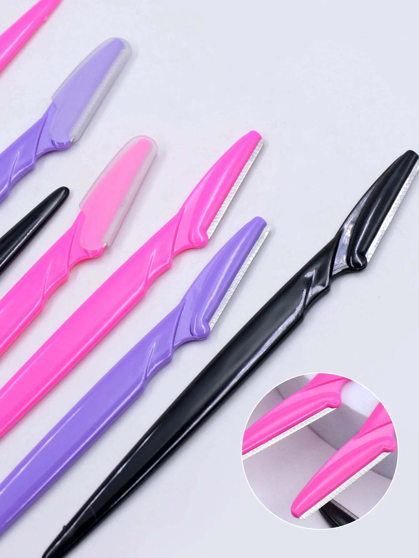 10/30/40 Eyebrow Razor & Dermaplaning Tool Set for Women – Facial Hair Removal & Skin Exfoliator