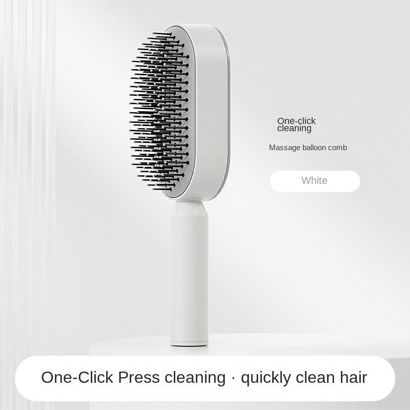 Women Fashion 3D Hair Growth Comb Hairbrush Self-Cleaning Hair Brush .