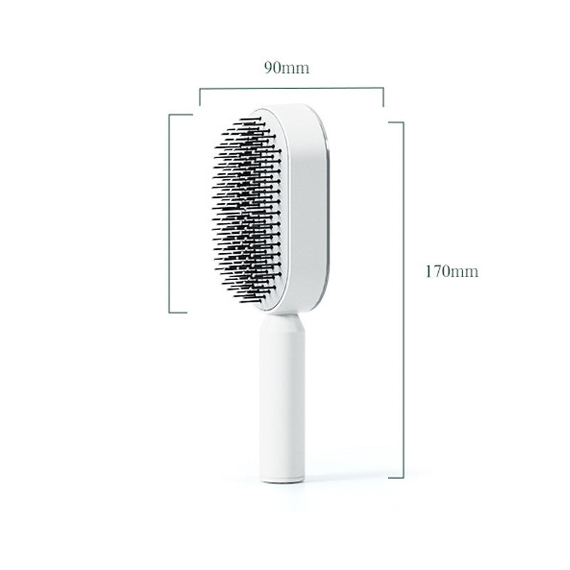 Women Fashion 3D Hair Growth Comb Hairbrush Self-Cleaning Hair Brush .