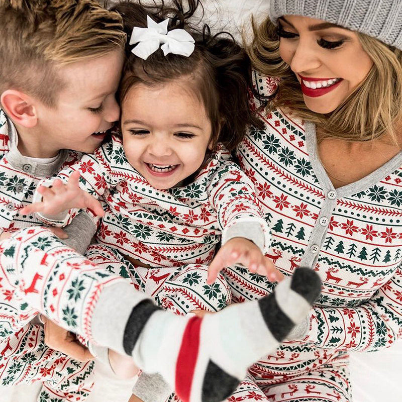 Matching Family Christmas Pajamas Set - Parent & Kids Holiday Sleepwear