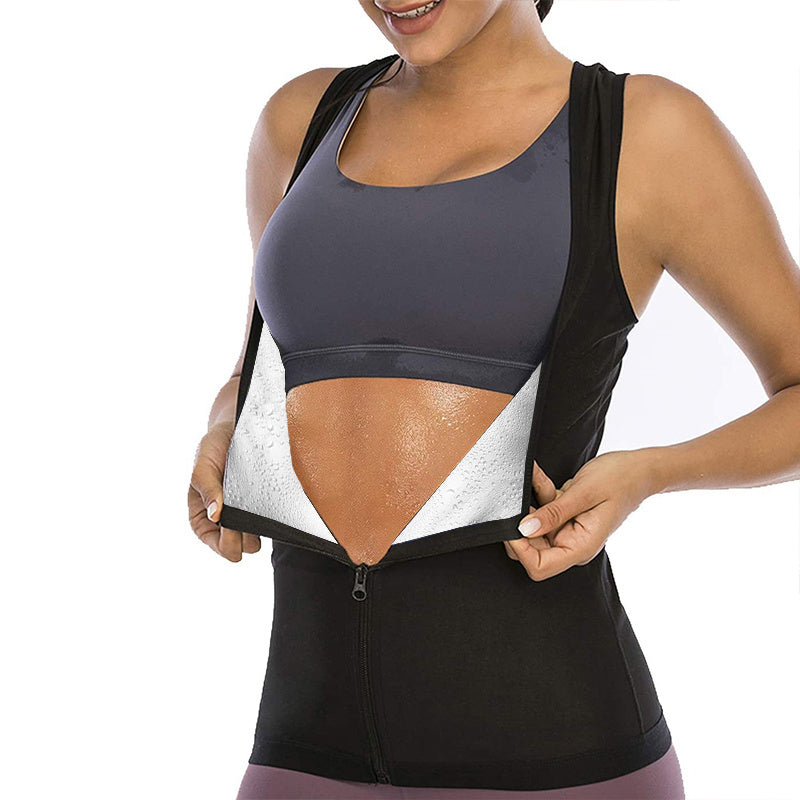 Ladies Sports Fitness Sweat Suit Sauna Suit Sweat Suit Belly Tight Yoga .