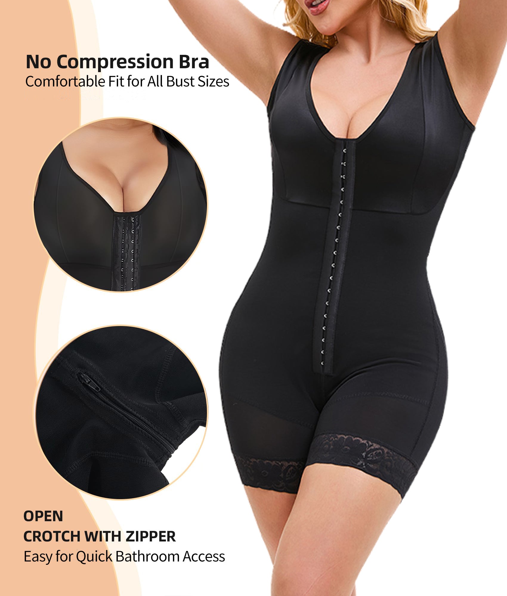 Fajas Colombiana Shapewear For Women Tummy Control Post Surgery Full Body .