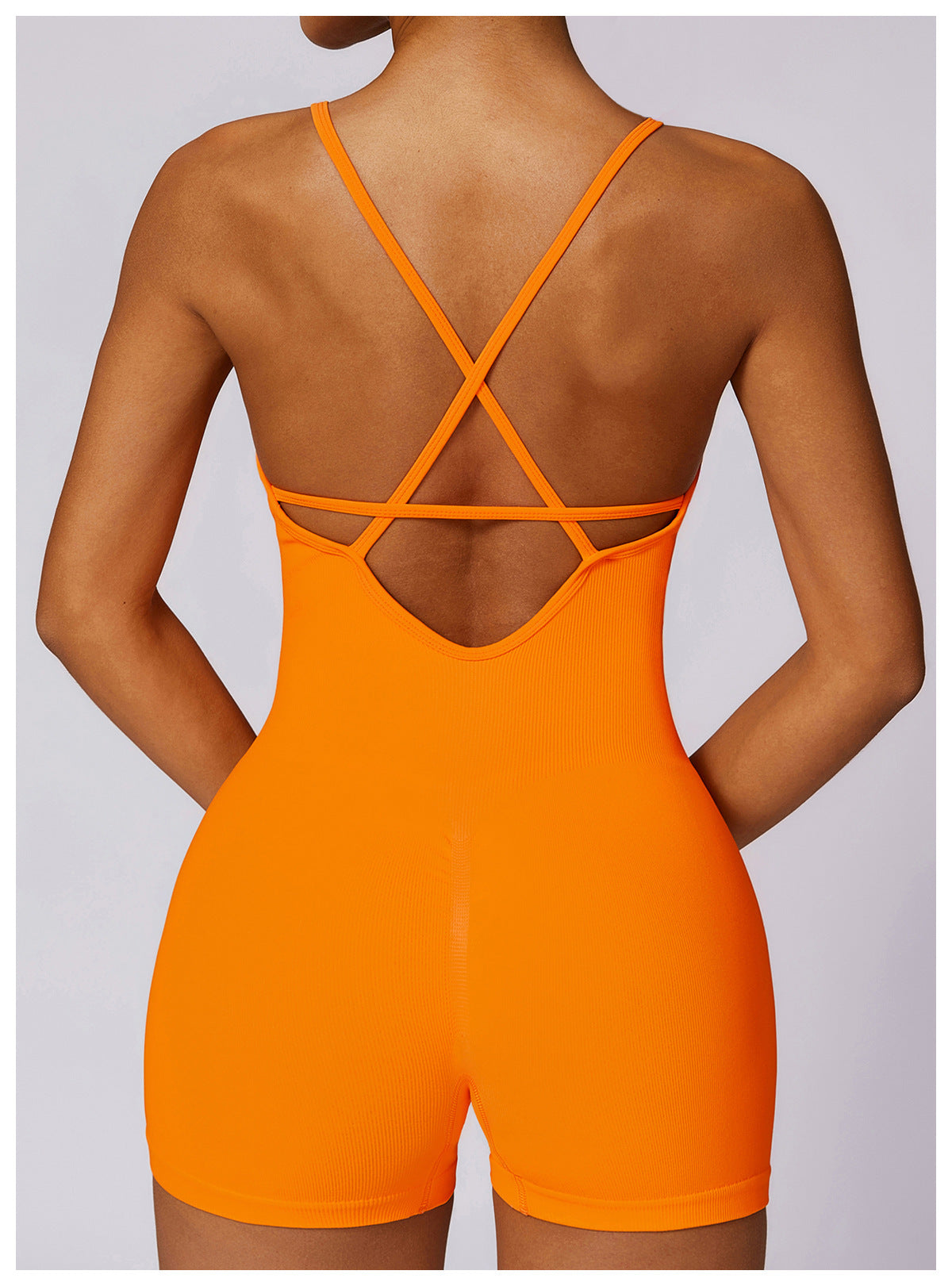 Fitness Seamless Beauty Back Yoga Jumpsuit Sports One-piece