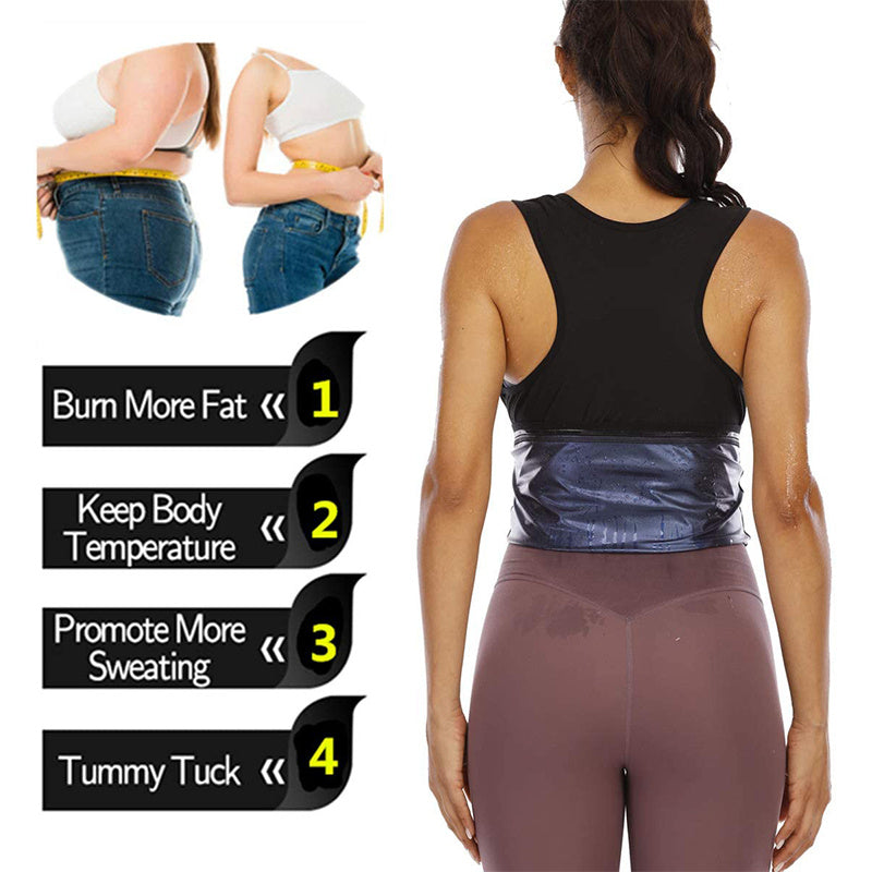 Ladies Sports Fitness Sweat Suit Sauna Suit Sweat Suit Belly Tight Yoga .