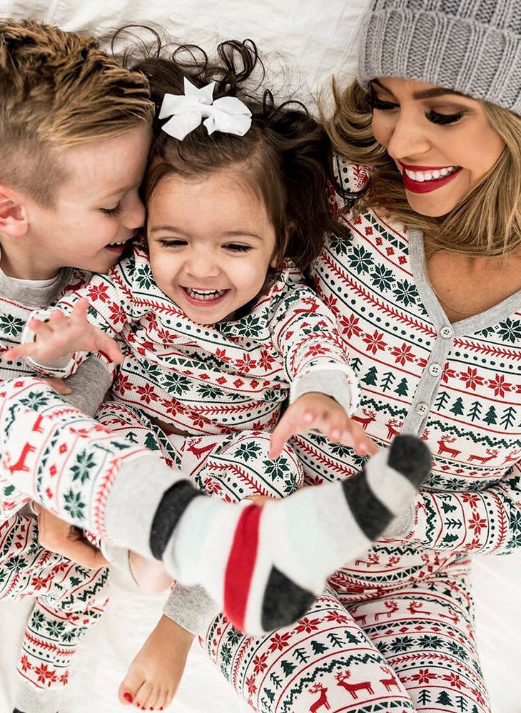 Matching Family Christmas Pajamas Set - Parent & Kids Holiday Sleepwear