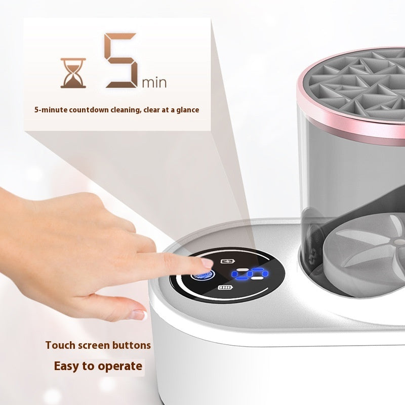 Electric Makeup Brush Cleaner Rechargeable Makeup Brushes Cleaning .