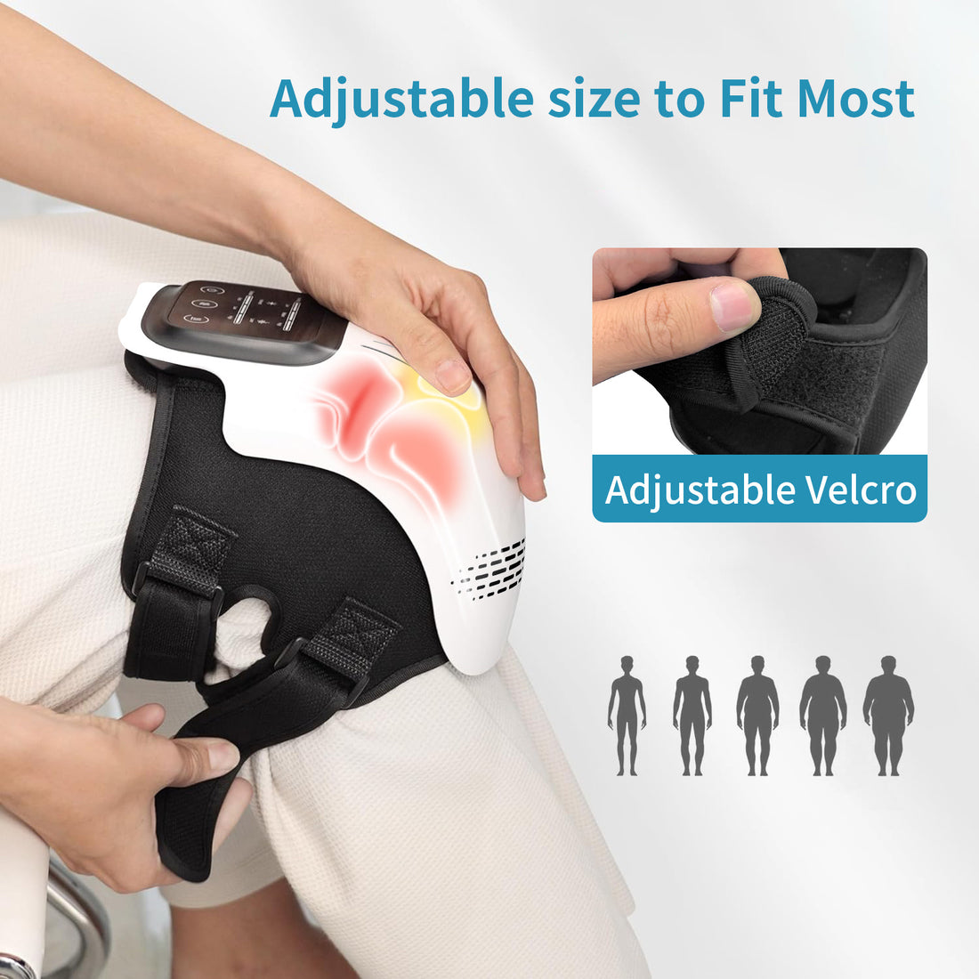 Intelligent Home Use Electric Intelligent Kneading Heating Knee Massager Rechargeable Pain.