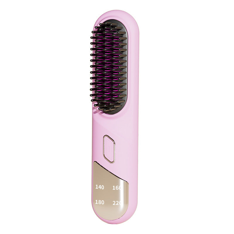 Wet Dry Hair Straightener Cordless Hair Straightener Brush With Fast Heating.
