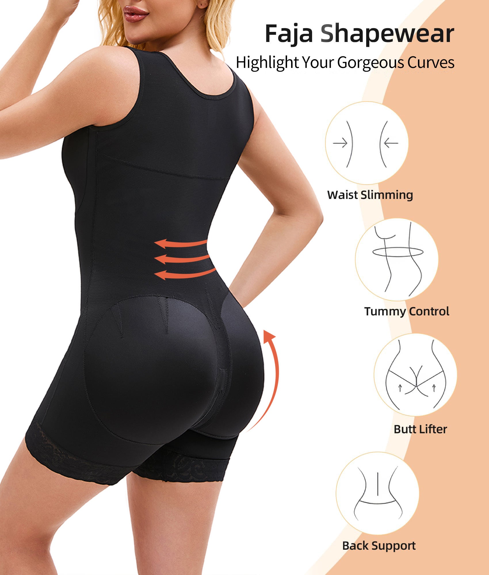 Fajas Colombiana Shapewear For Women Tummy Control Post Surgery Full Body .