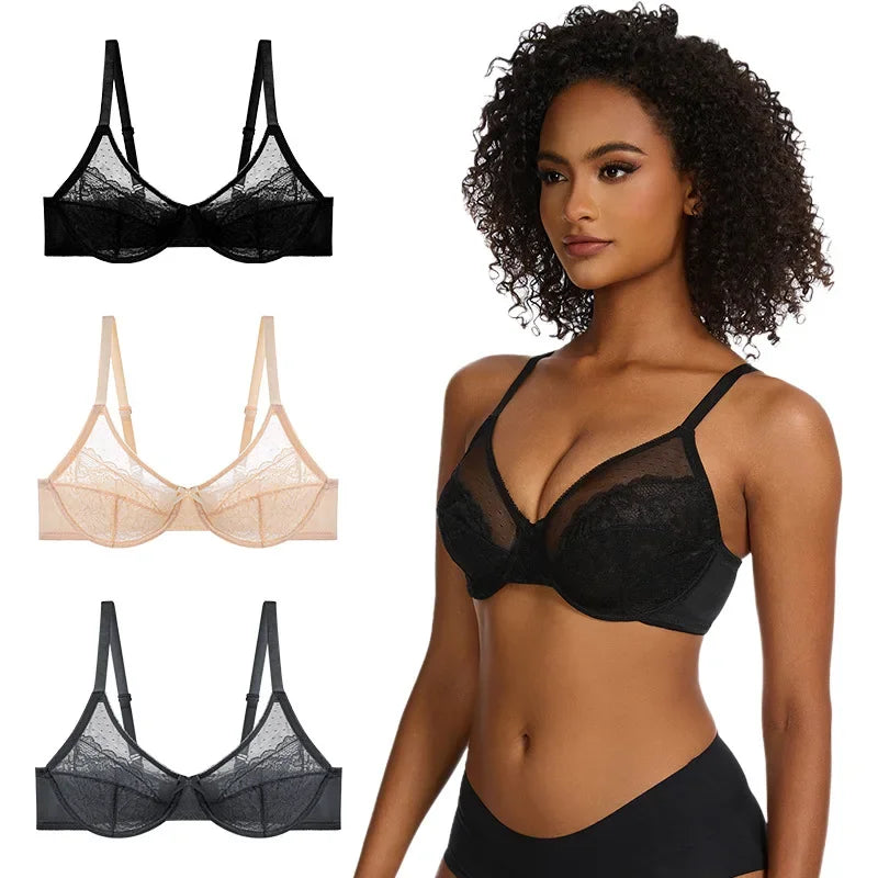 Plus Size Lace Bra