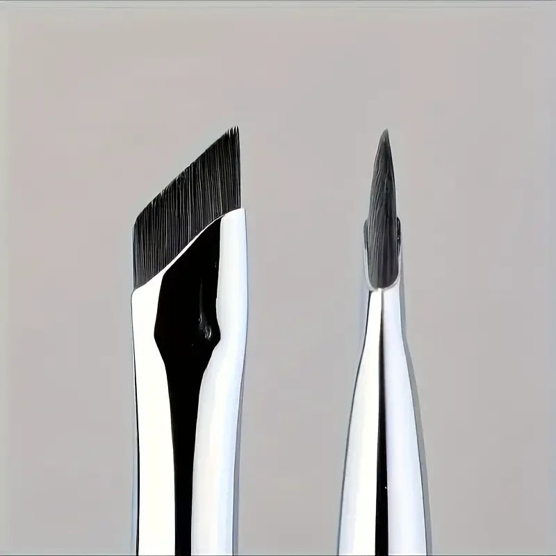 Ultra Thin Eyeliner & Eyebrow Brush Set - Precision Makeup Tools for Flawless Application