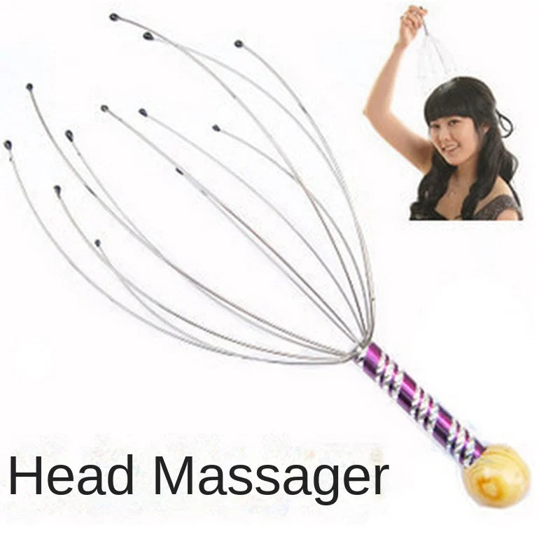 Therapeutic Scalp Massager - Stress Relief Tool for Hair Growth & Relaxation