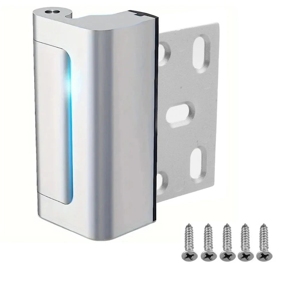 Door Security Lock – Anti-Theft Childproof Reinforcement Lock 3" Stop