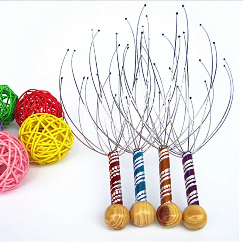 Therapeutic Scalp Massager - Stress Relief Tool for Hair Growth & Relaxation