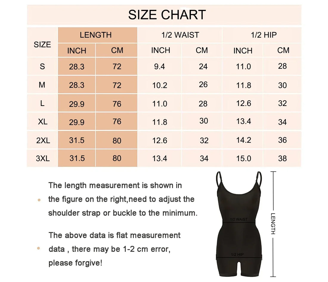 One Piece Shapewear Bodysuit Tummy Control Waist Cincher Slimming Seamless Lifting Underwear for Women