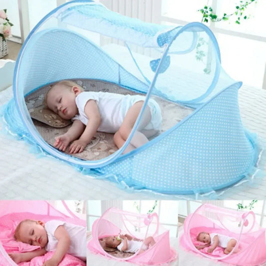 Baby Mosquito Net Portable Foldable Travel Bed Tent | Newborn Sleep Protection 0-3 Years