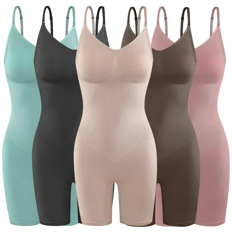 One Piece Shapewear Bodysuit Tummy Control Waist Cincher Slimming Seamless Lifting Underwear for Women