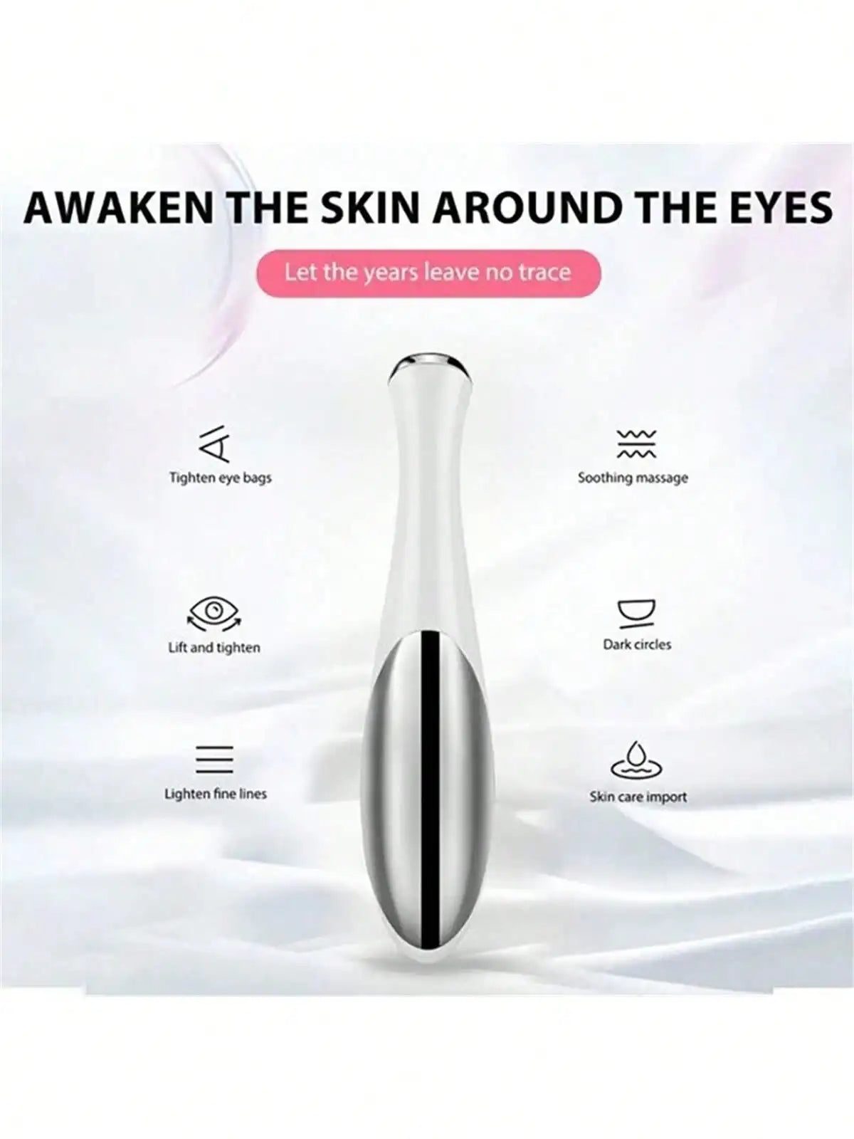 Electric Eye Massager - Vibrating Anti-Aging Pen for Dark Circles & Wrinkles Removal
