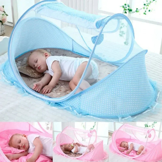 Portable Baby Mosquito Net | Foldable Travel Bed for Newborns 0-3 Years