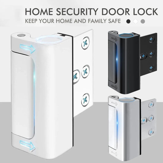 Door Security Lock – Anti-Theft Childproof Reinforcement Lock 3" Stop