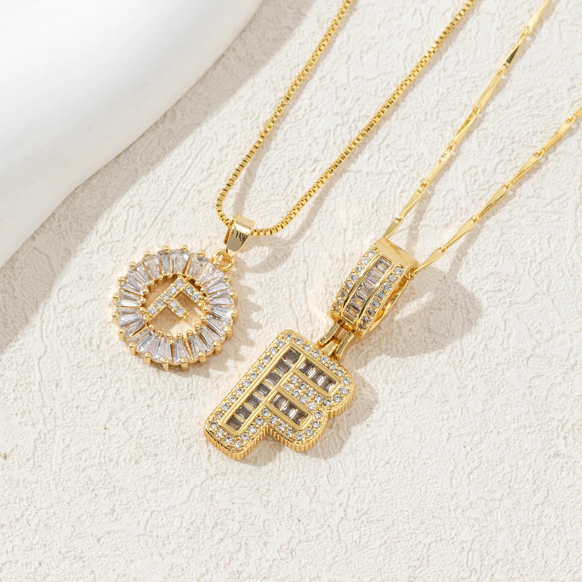 Set de 2 Collares con Inicial (A-Z)