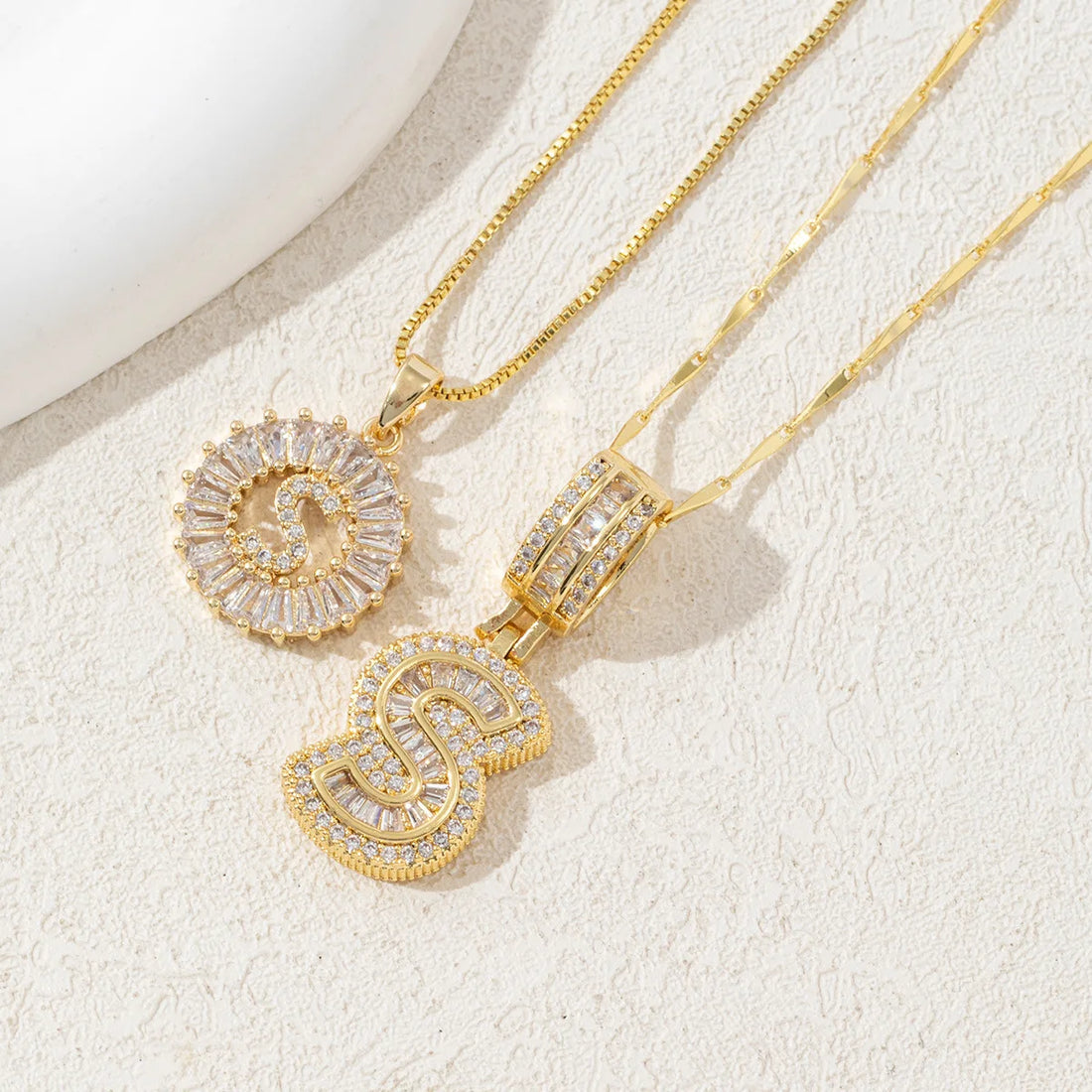 Set de 2 Collares con Inicial (A-Z)