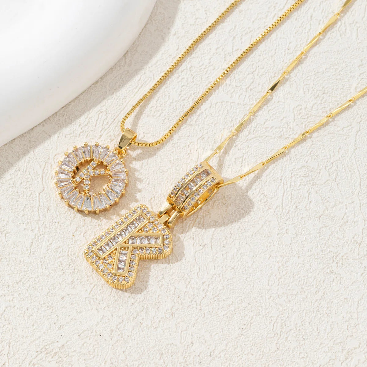 Set de 2 Collares con Inicial (A-Z)