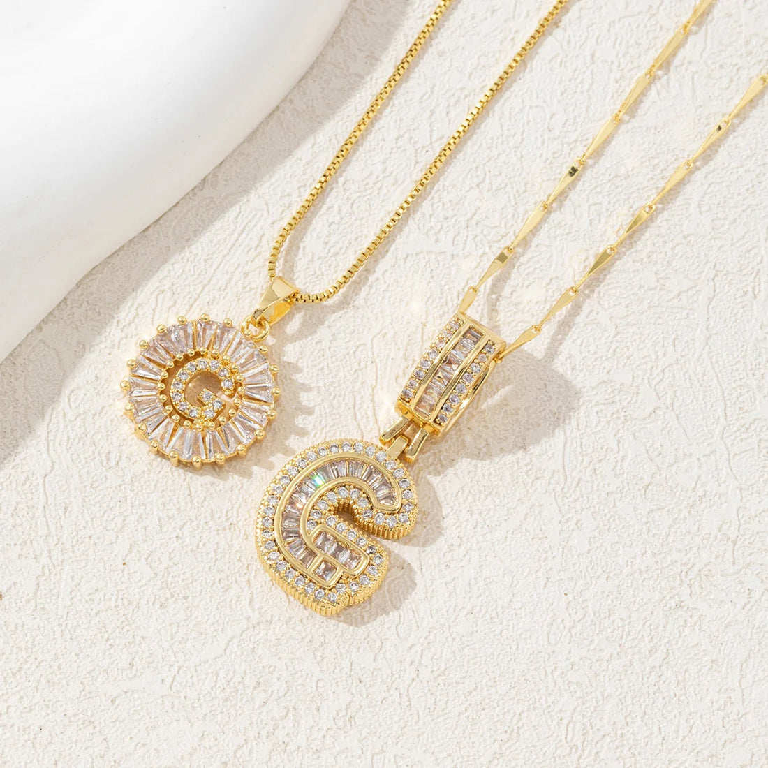 Set de 2 Collares con Inicial (A-Z)