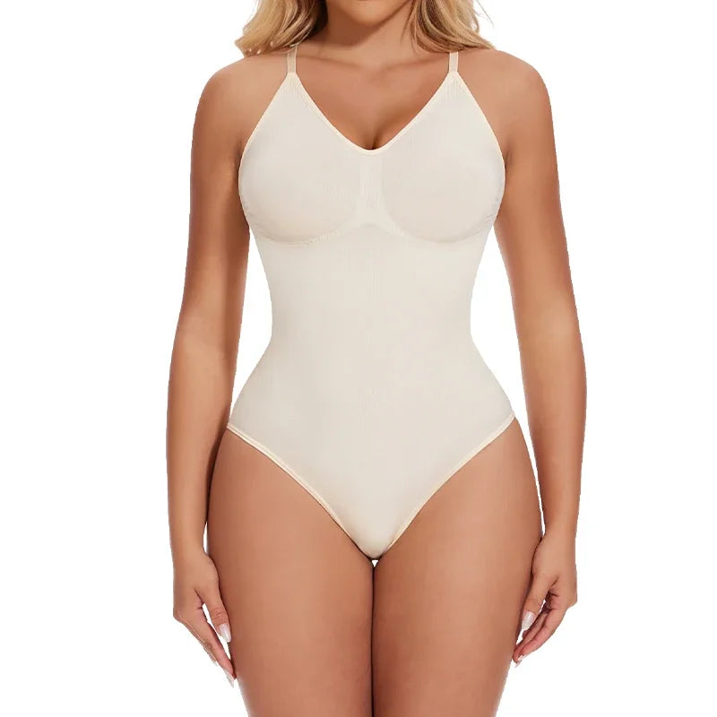 Seamless Shapewear Bodysuit - Tummy Control Tank Top