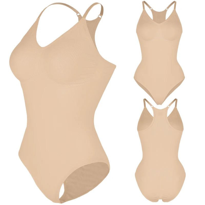 Seamless Shapewear Bodysuit - Tummy Control Tank Top