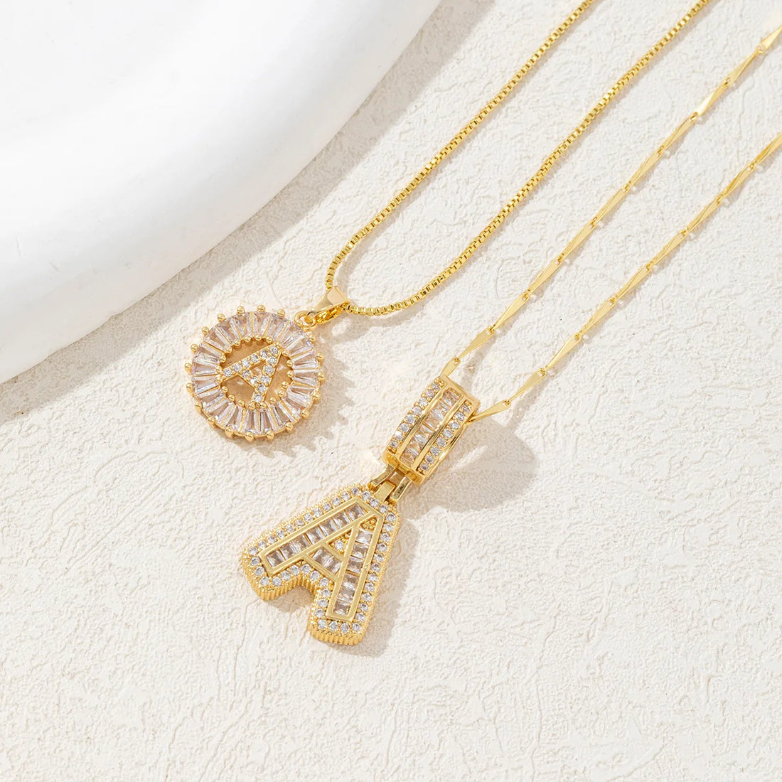 Set de 2 Collares con Inicial (A-Z)