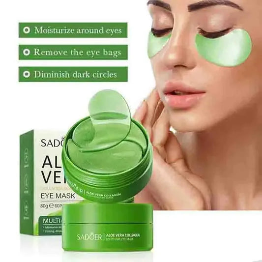 Aloe Vera Collagen Eye Patches - Anti-Aging & Dark Circle Treatment
