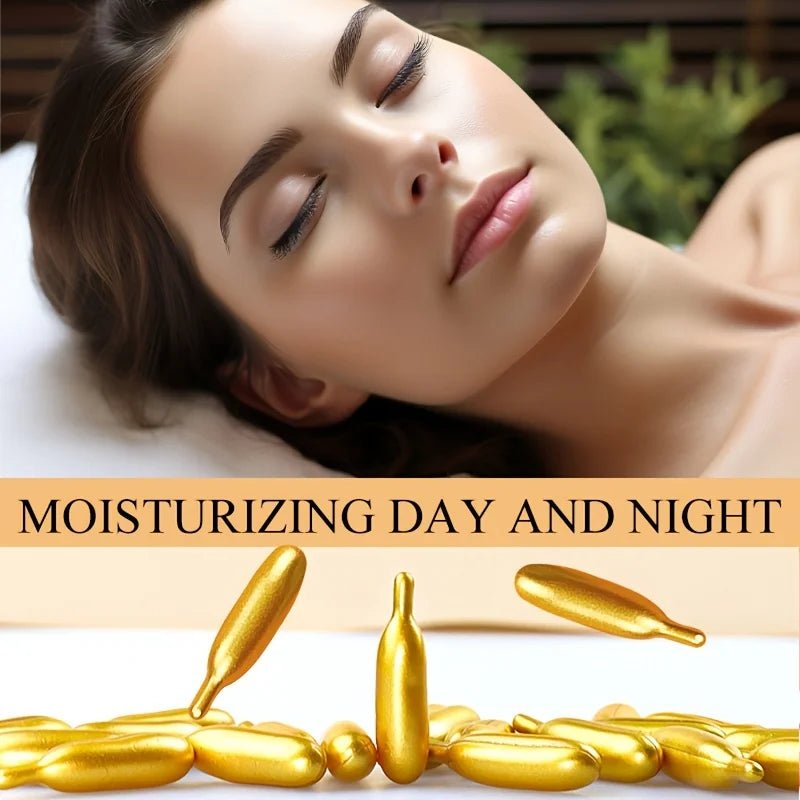 Vitamin E Serum Capsules - 90 Single-Use Hydrating Face Essence for Moisturizing & Radiance