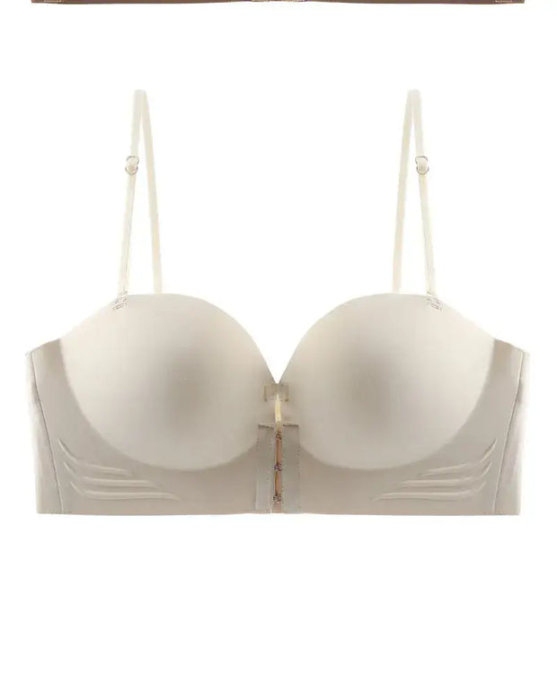 Front Closure Sexy Push Up Bra Women Invisible Bras Underwear Lingerie For Female Brassiere Strapless Seamless Bralette