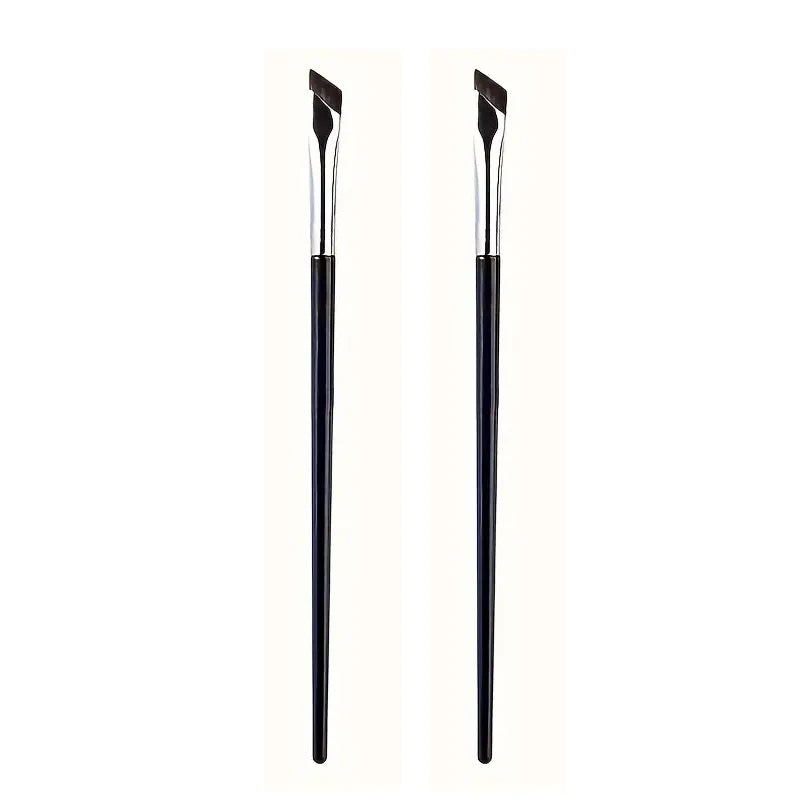 Ultra Thin Eyeliner & Eyebrow Brush Set - Precision Makeup Tools for Flawless Application