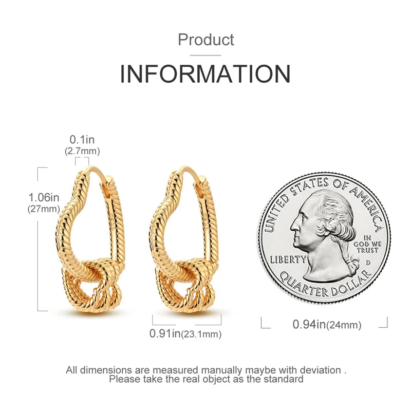 925 Sterling Silver Minimalist Hoop Earrings - Rose Gold & Yellow Gold