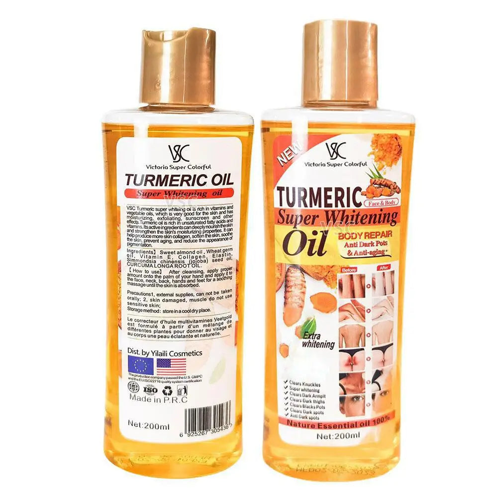 Turmeric Essential Oil | Face & Body Brightening Massage Oil 200ml