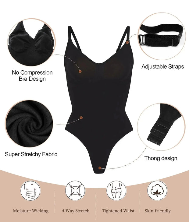 Original High Elastic Bodysuit for Women Tummy Control Shapewear .