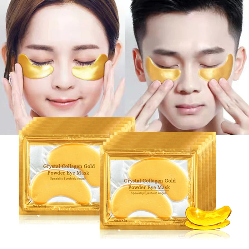 Gold Collagen Eye Masks - 50 Pairs Anti-Aging Under Eye Patches