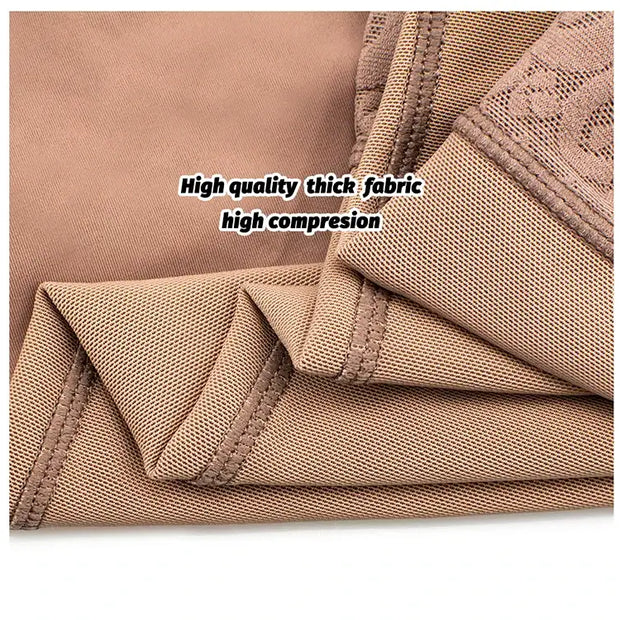 Close-up of high-quality thick fabric showing high compression details for Colombian bodysuits shapewear.