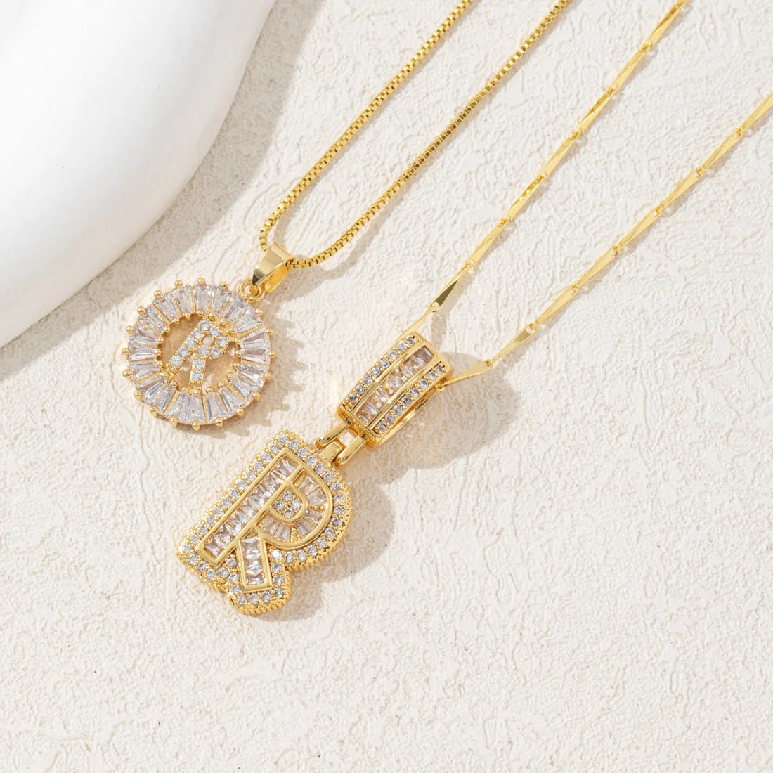 Set de 2 Collares con Inicial (A-Z)