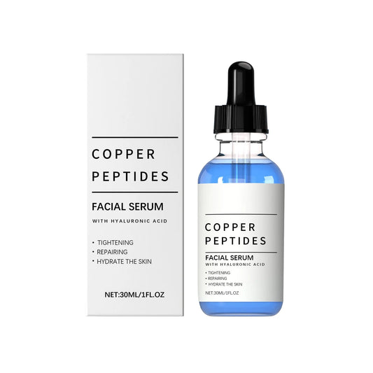 Copper Titanium Hyaluronic Acid Serum – Anti-Aging, Brightening & Soothing Essence for Sensitive Skin 30ml
