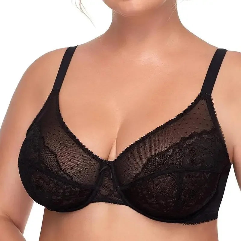 Plus Size Lace Bra
