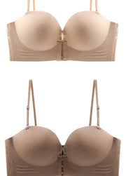 Front Closure Sexy Push Up Bra Women Invisible Bras Underwear Lingerie For Female Brassiere Strapless Seamless Bralette