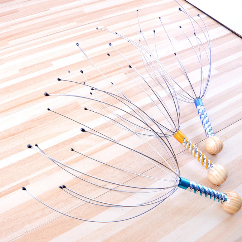 Therapeutic Scalp Massager - Stress Relief Tool for Hair Growth & Relaxation