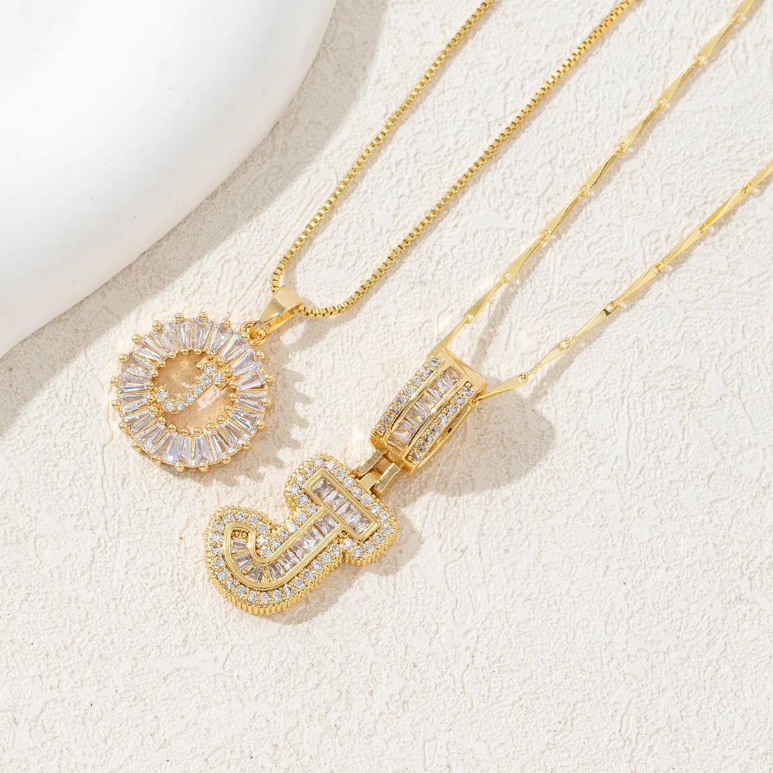 Set de 2 Collares con Inicial (A-Z)