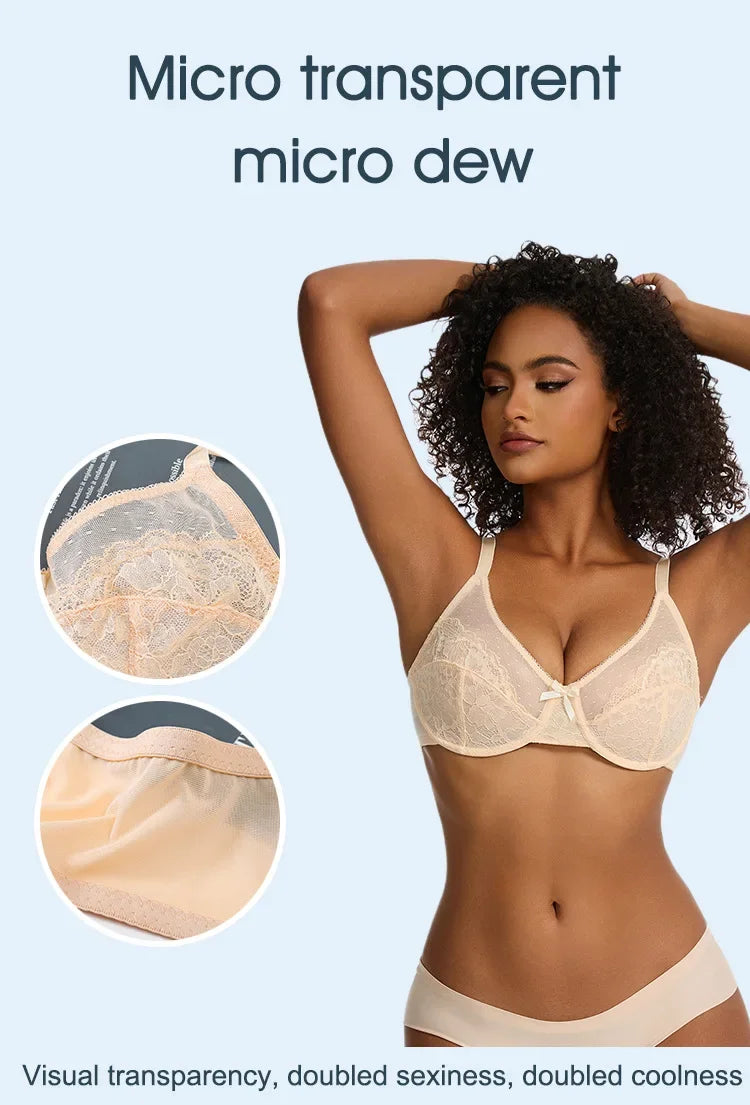 Plus Size Lace Bra