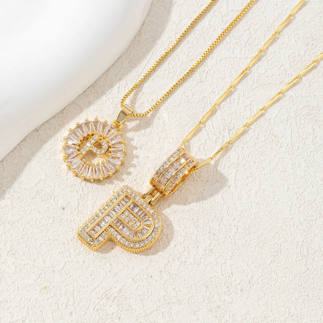 Set de 2 Collares con Inicial (A-Z)